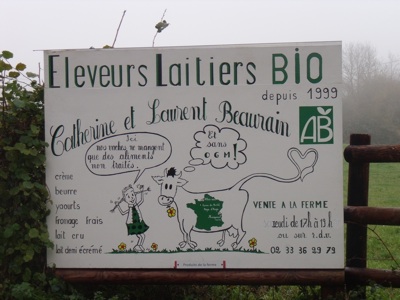 Catherine et Laurent Beaurain, Eleveurs Laitiers BIO